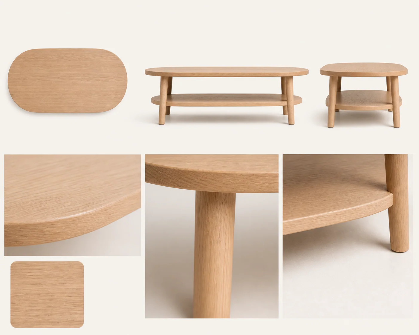 NEST Table 01 Design views, details and material direction