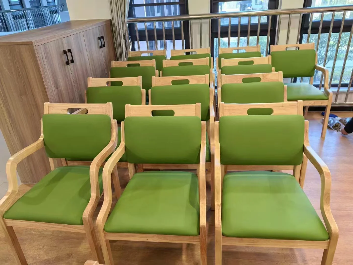 Wangjiangjing Care Centre · Shared lounges and everyday gathering
